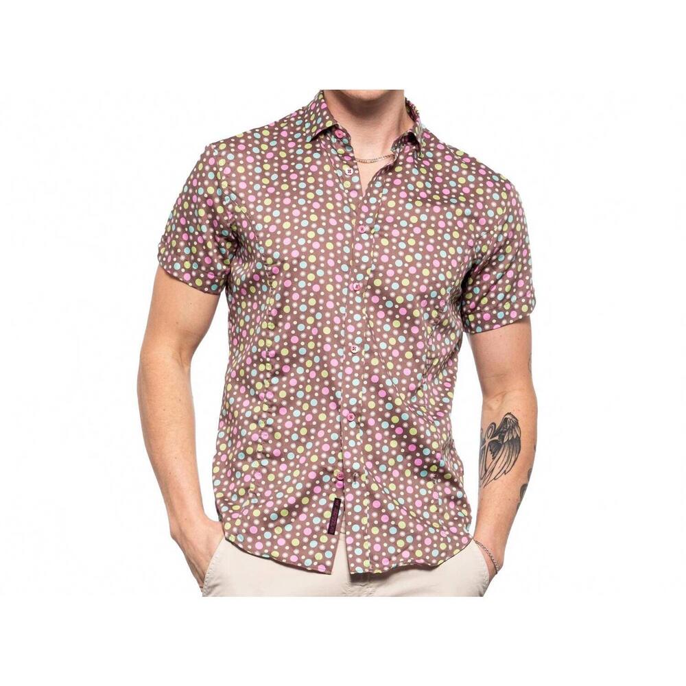 NEW EIGHT X brownie points shirt in brown